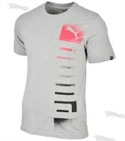 Obrázek produktu Trika – triko puma Brand Shade Logo Tee Medium Gray Heather m-M








