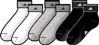 ponožky adidas 3 bars ankle 3pp uni-35-38