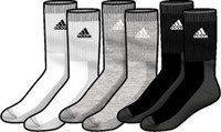 Obrázek produktu Ponožky – ponožky adidas adicrew 6pp m-43-46