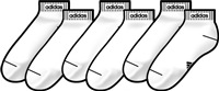 Obrázek produktu Ponožky – ponožky adidas t linear ankle uni-35-38