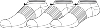 Obrázek produktu Ponožky – ponožky nike new 3ppk cotton non-cushio-S