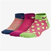 Obrázek produktu Ponožky – ponožky nike 3P GIRL'S GRAPHIC LTW CTN LOW-38/42